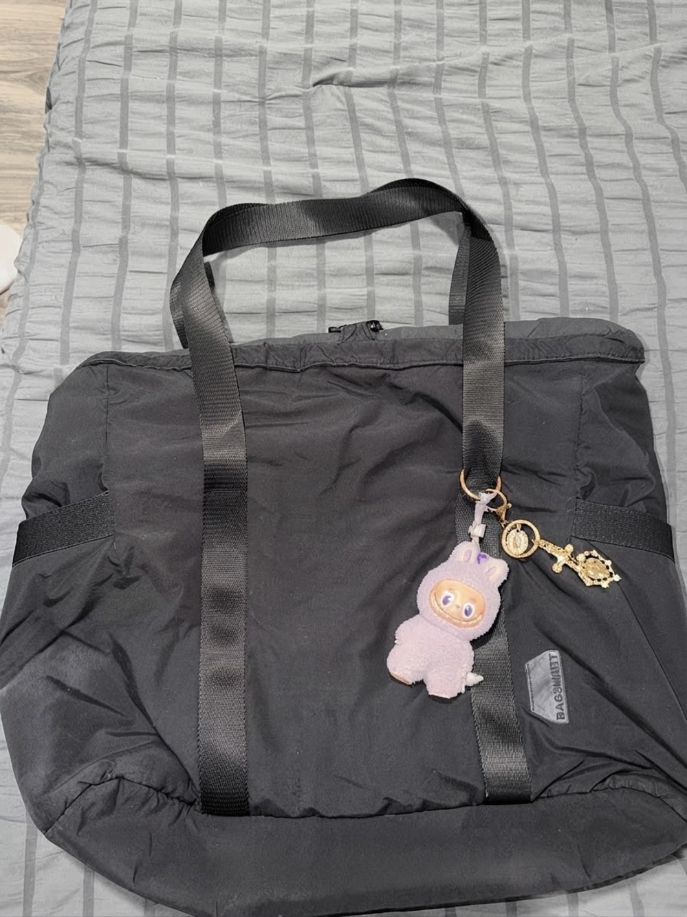 Bagsmart Black Nylon Tote bag